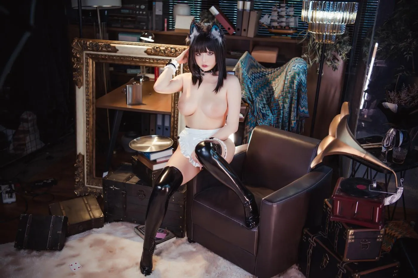 秋和柯基 – NO.106 猫女仆 [55P]插图9